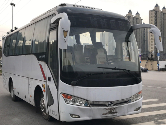 Zweite Handbus Kinglong benutzte Trainer-Bus Yuchai Diesel-Maschinen-Emissions-Euro 3