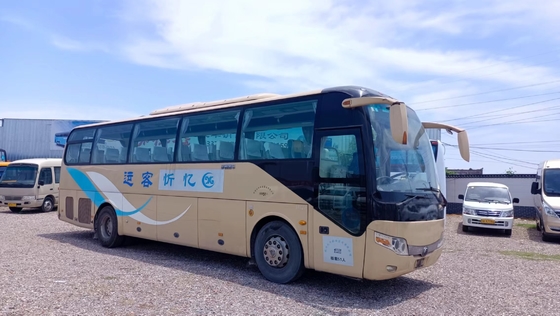Benutzte Sitzklimaanlage der Reise-Bus-Rosa-Farbe51 11 der großer Gepäckraum-2. Meter Hand-Yutong ZK6110