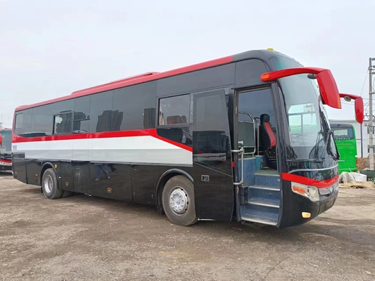 12 Meter lang 55 Sitzplätze Gebrauchtbus Yutong ZK 6127 Zwei Windschirme LHD / RHD