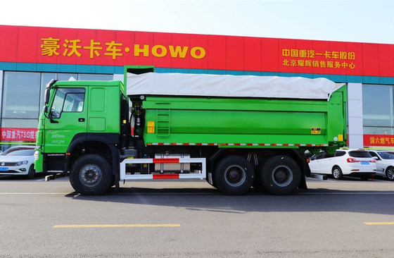 Sino Truck Moteur 400 Weichai Motor 6×4 Howo Dumper Truck Leaf Spring 10 Räder Straßentransport