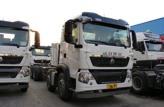 Sino Tipper Truck Howo Dumper Chassis 8×4 Einzelkabine 2 Sitzplätze LNG 290 PS 9,2 Meter lang
