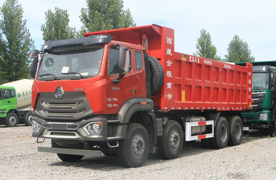 Sino Truck 60t Dumper Power Dieselmotor 440 PS Hohan Tipper 8×4 Bergbau Transport