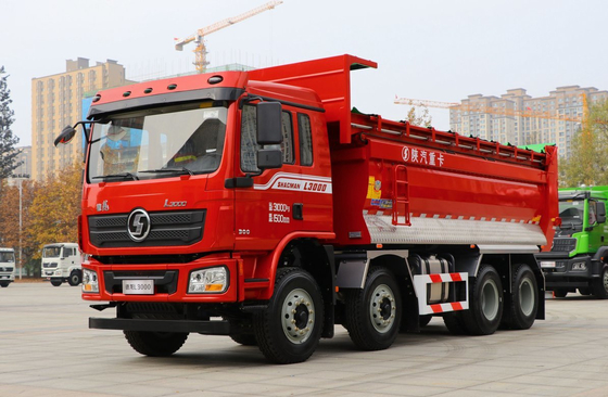 50 Tonnen Dump Trucks zum Verkauf 8×4 Shacman L3000 schnelle 10-Gang-Handgetriebe 300 PS
