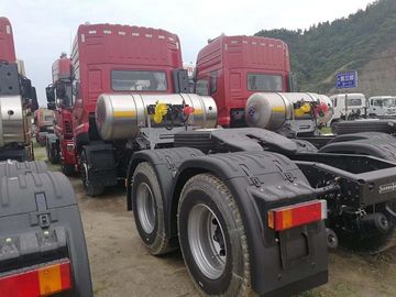 Dongfeng benutzte LKW-Anhänger, verwendeten Modus der Traktor-Einheits-7560×2500×3030mm des Antriebs-6×4