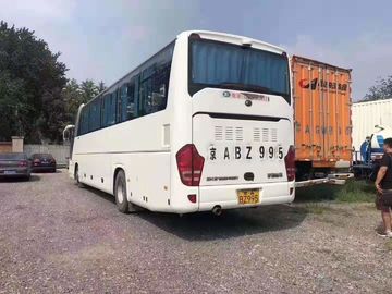 Yutong 6122 Reihe 55 setzt Luxussitze des zweite Handzugbusses Diesel-LHD 2017-jährige weiße Farbmit automatischer Tür