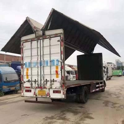 Verwendetes DONGFENG Van Cargo Truck 6 Räder 4X2, die LKW Wing Vans 180hp fliegen